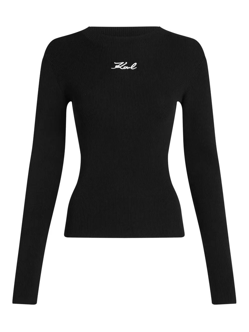Karl Lagerfeld playera con logo bordado | negro | Image 1
