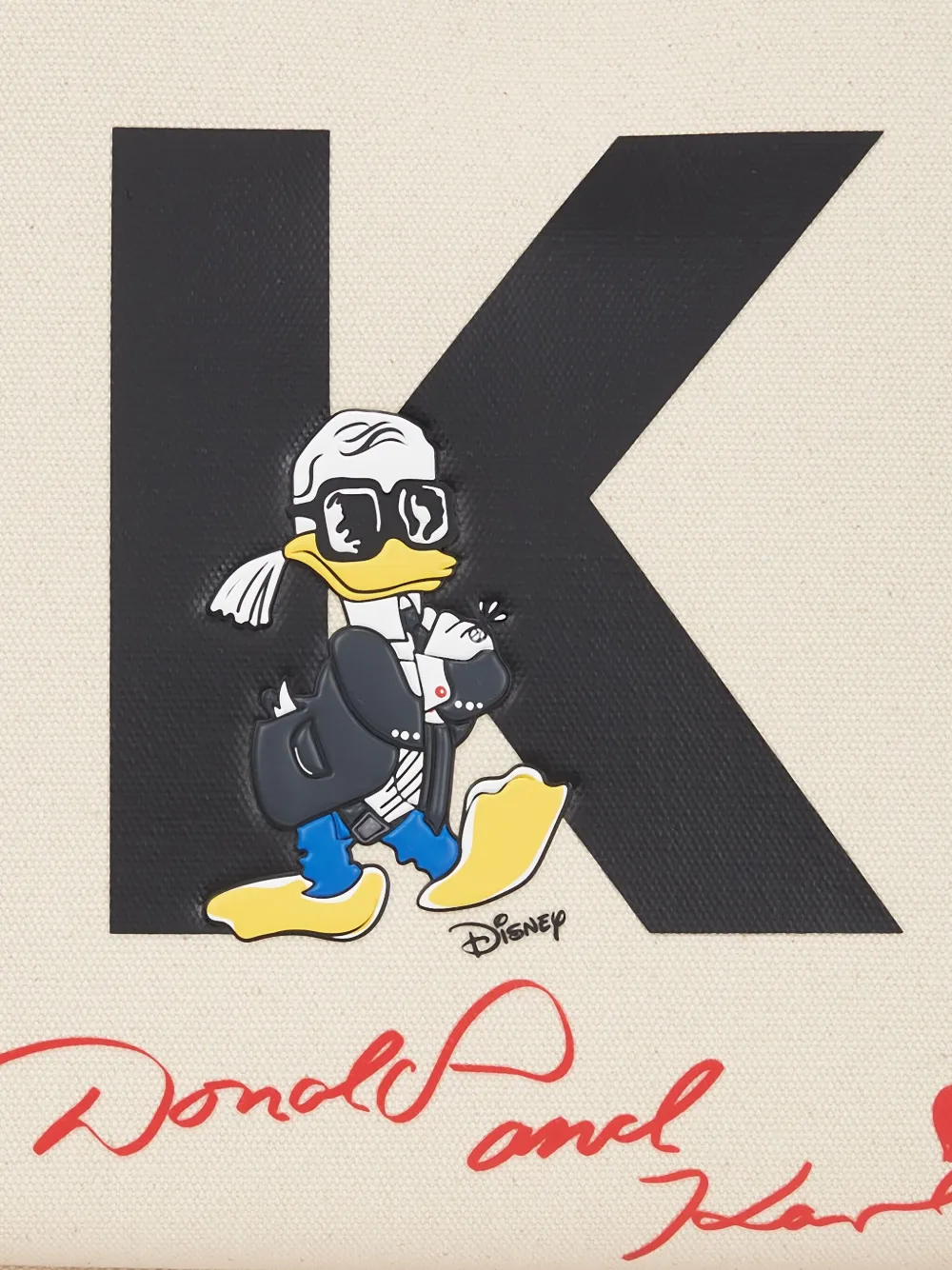Karl Lagerfeld x Disney medium shopper Beige