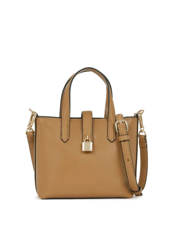 Karl Lagerfeld レザーハンドバッグ | ブラウン | FARFETCH JP