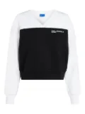 Karl Lagerfeld Jeans two-tone sweatshirt - Black
