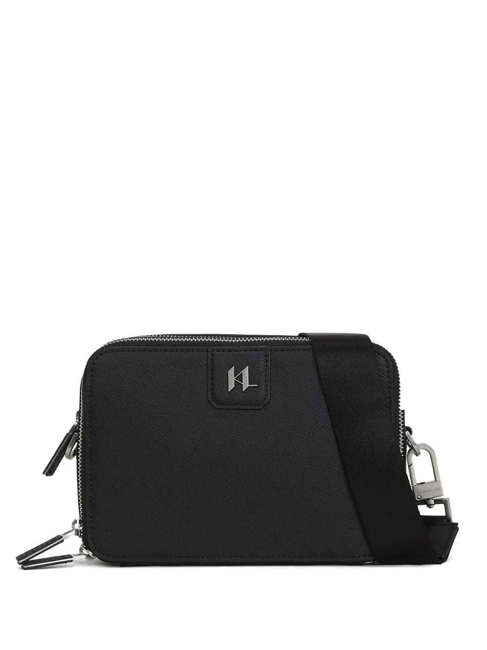 Karl Lagerfeld monogram leather camera bag | Black | Image 1
