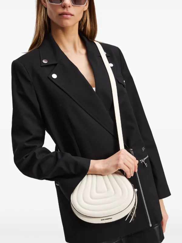 Karl Lagerfeld キルティング ショルダーバッグ | ホワイト | FARFETCH JP