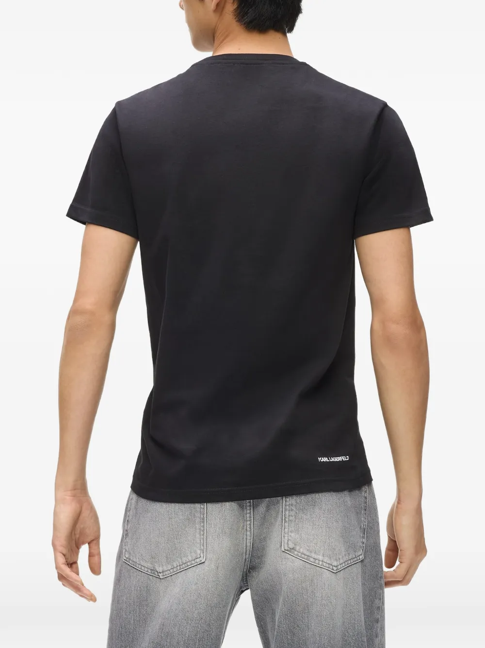 Karl Lagerfeld Rue St-Guillaume slim-fit T-shirt Zwart