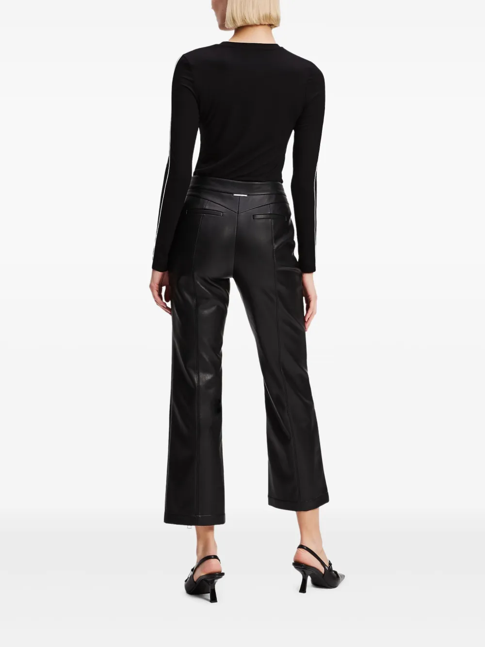 Karl Lagerfeld Cropped broek Zwart
