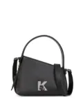 Karl Lagerfeld Jeans Geo angular-silhouette shoulder bag - Black