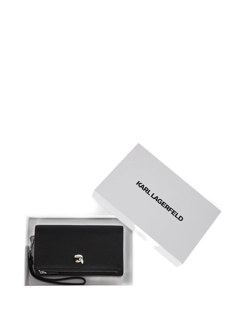 Karl Lagerfeld Ikon portemonnee Zwart