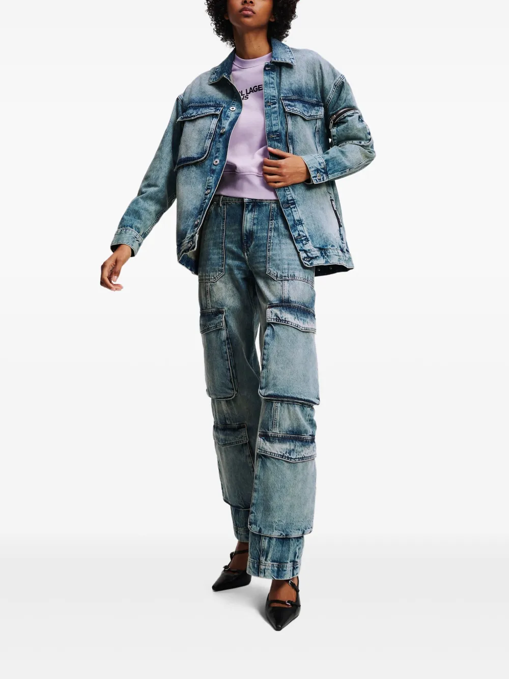 Karl Lagerfeld Jeans chamarra de algodón | Chamarras de mezclilla | Image 2