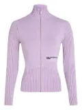 Karl Lagerfeld Jeans utility zip-up jumper - Purple