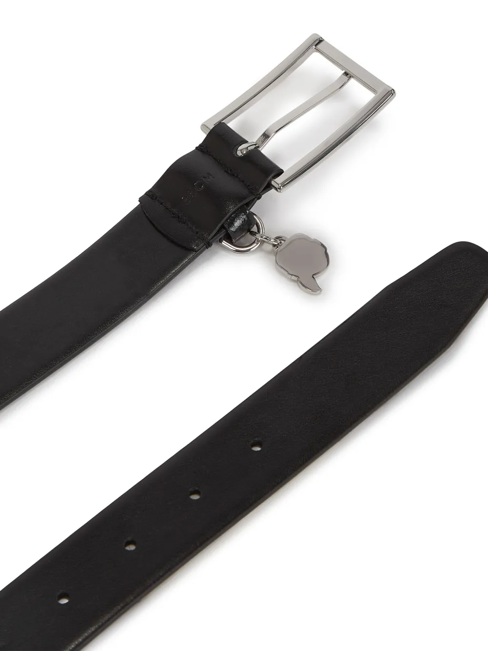 Karl Lagerfeld Ikon riem - Zwart