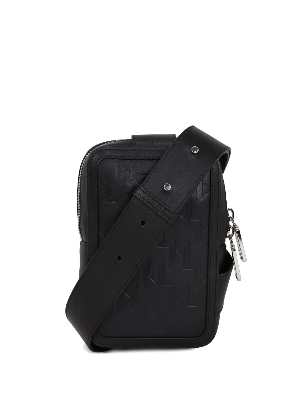 Karl Lagerfeld Kleine Loom leren tas Zwart