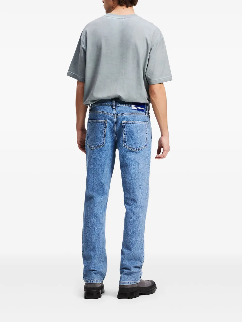 Karl Lagerfeld Jeans Straight jeans Blauw