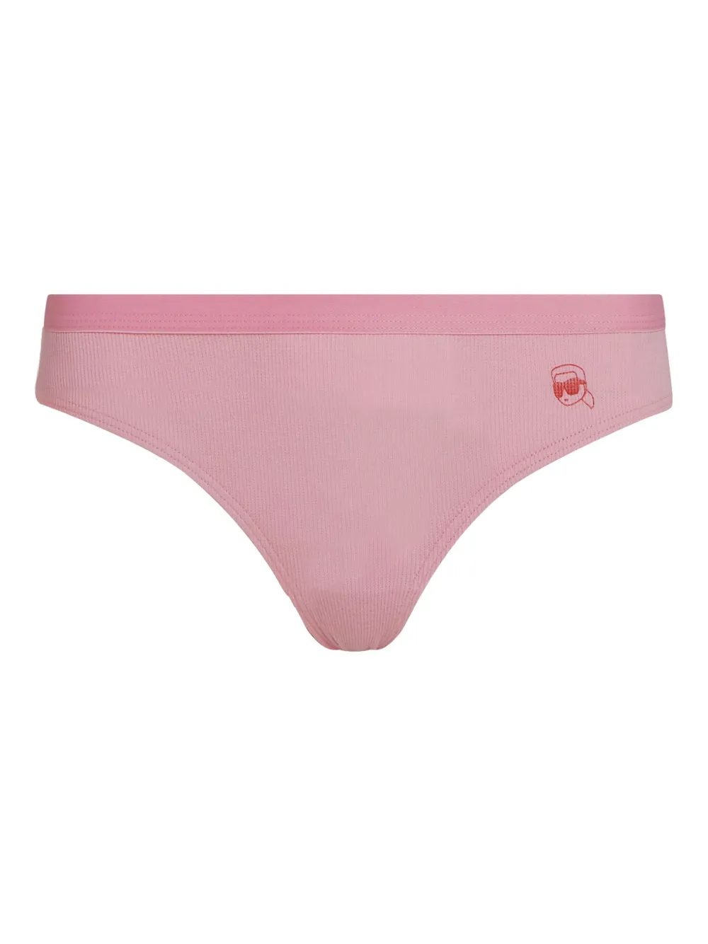 Karl Lagerfeld Drie Ikon Brazilian slip Roze