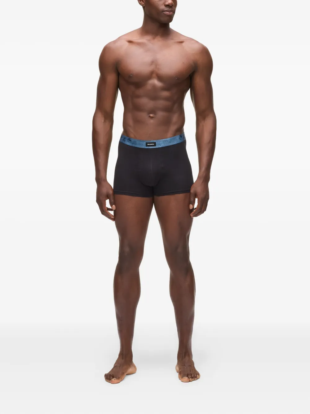 Karl Lagerfeld Kameo drie boxershorts Zwart