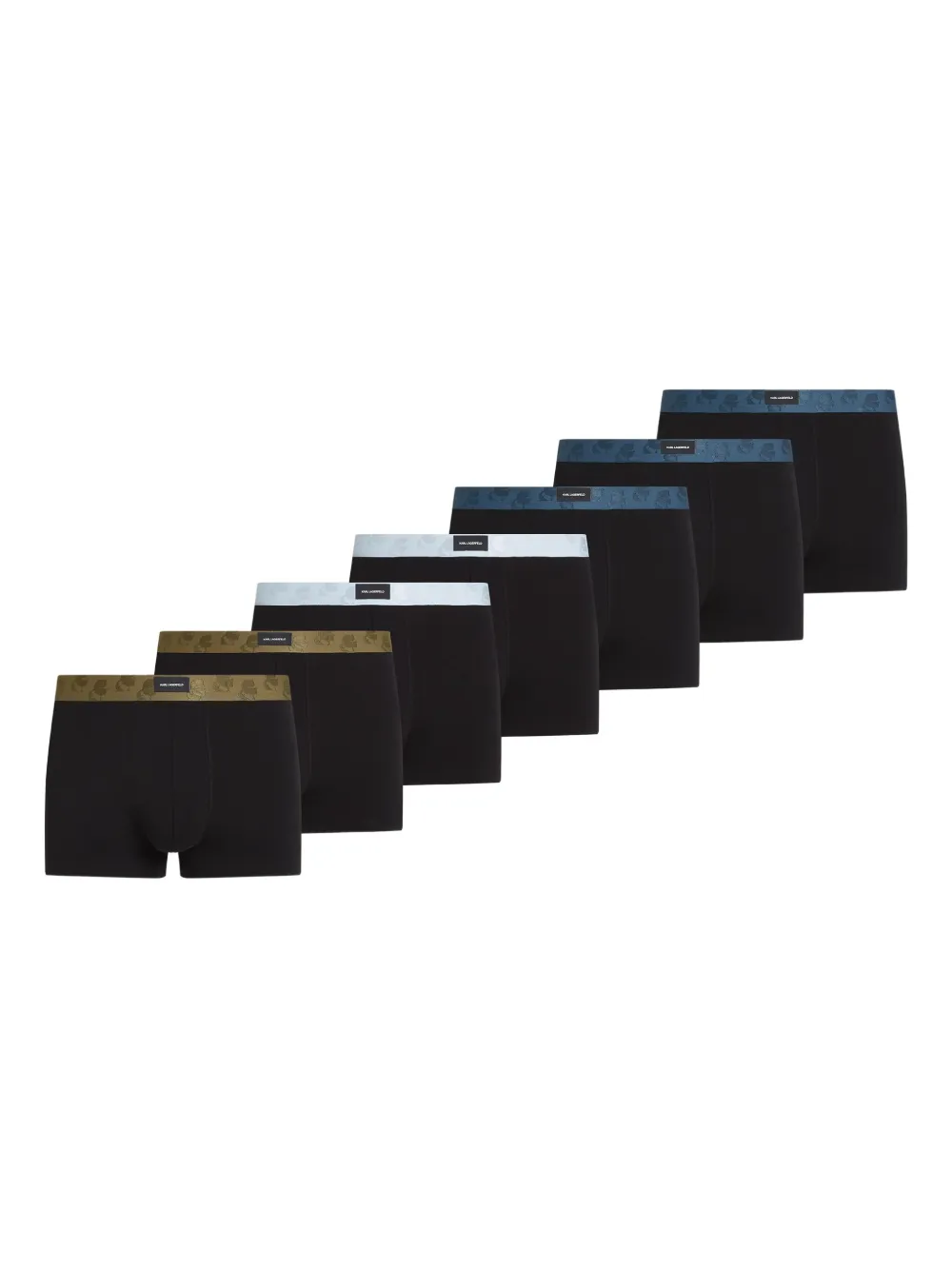 Karl Lagerfeld Kameo drie boxershorts Zwart