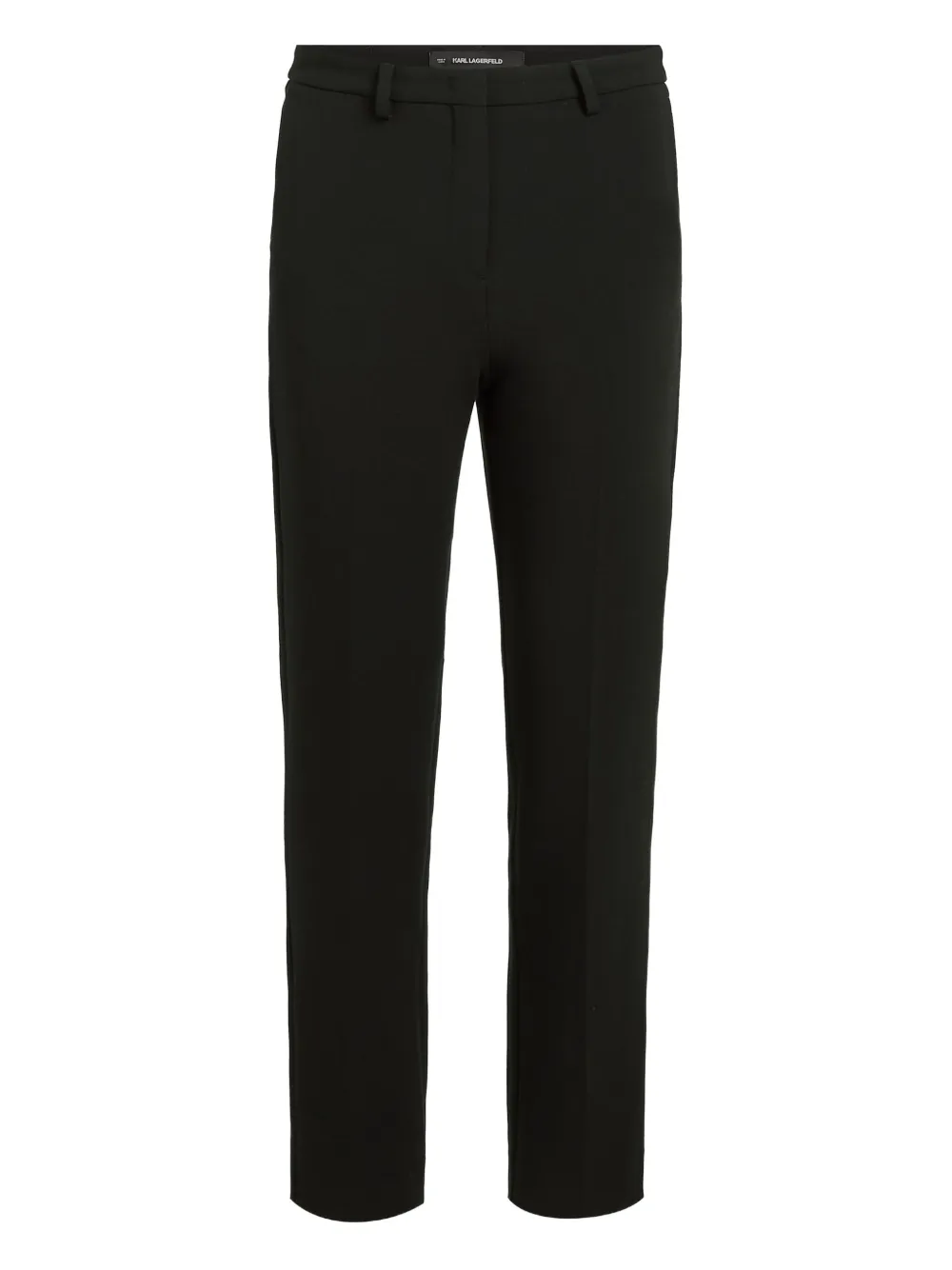 Karl Lagerfeld logo-embroidered trousers - Nero