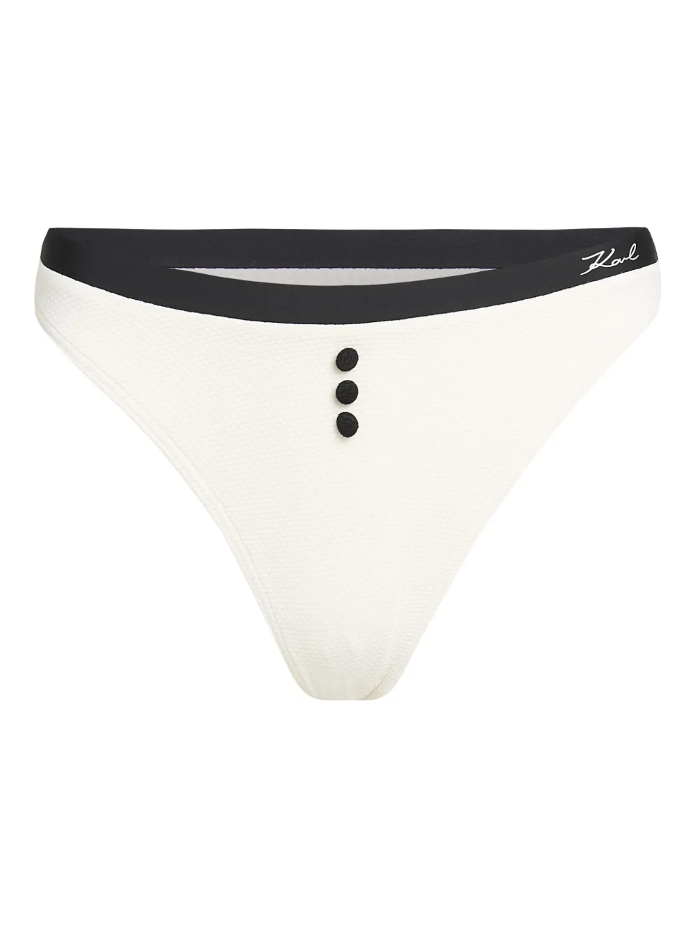 Karl Lagerfeld bikini bottom con logo | blanco | Image 1