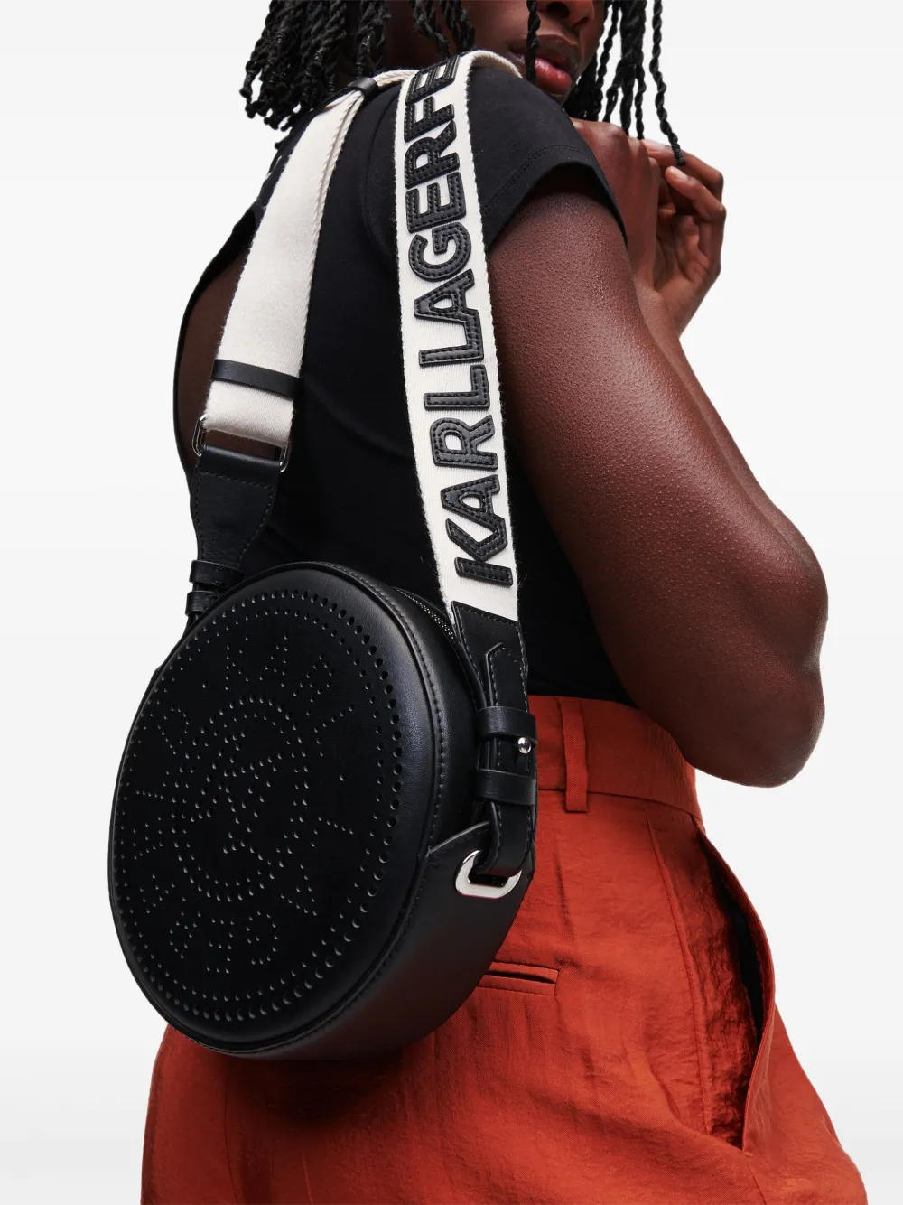 Karl Lagerfeld K Circle crossbodytas Zwart