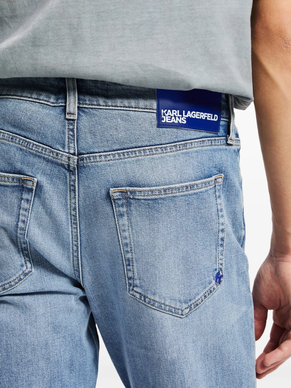 Karl Lagerfeld Jeans Slim-fit jeans Blauw