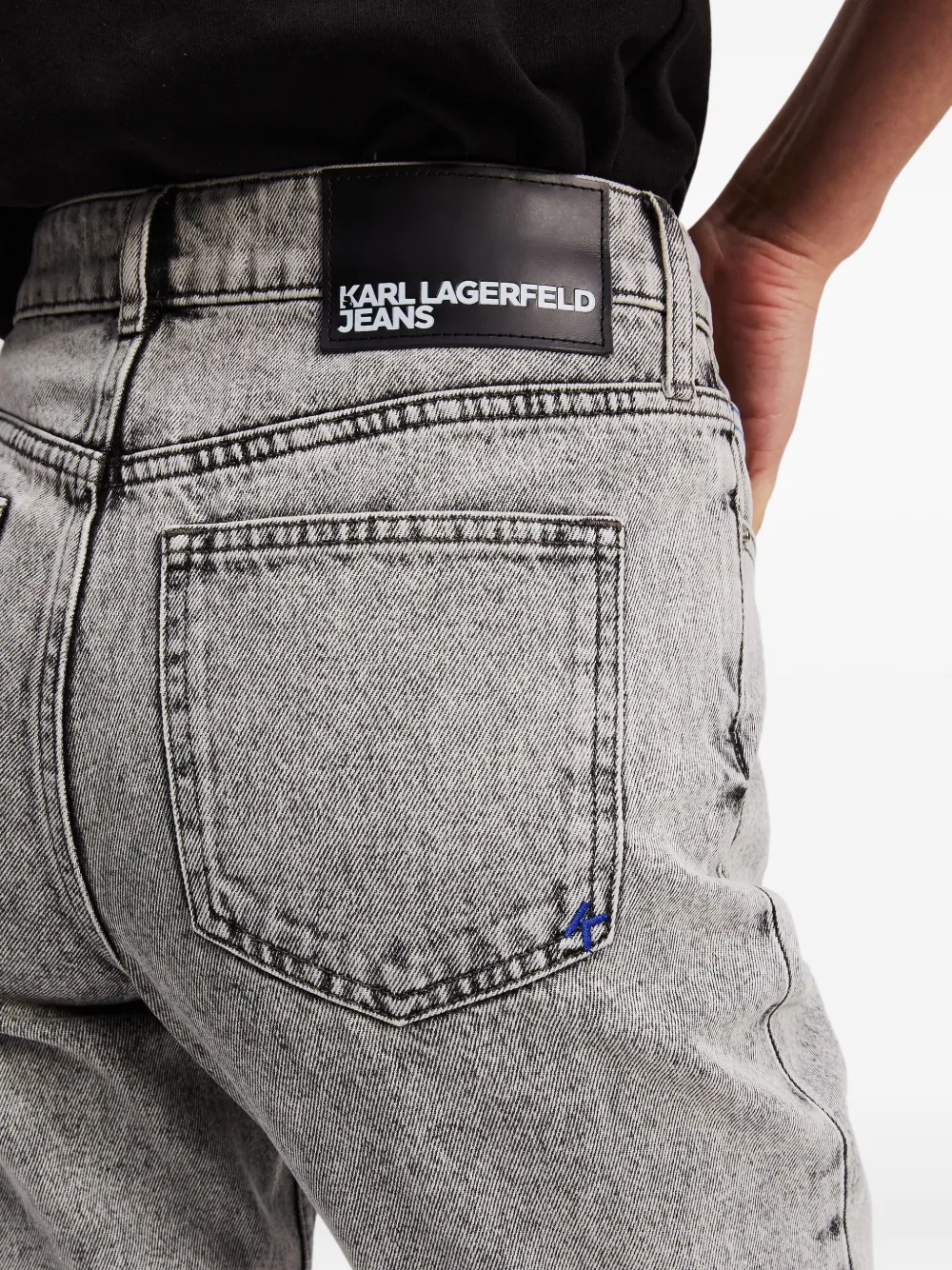 Karl Lagerfeld Jeans High waist jeans Grijs