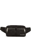 Karl Lagerfeld logo-jacquard belt bag - Black