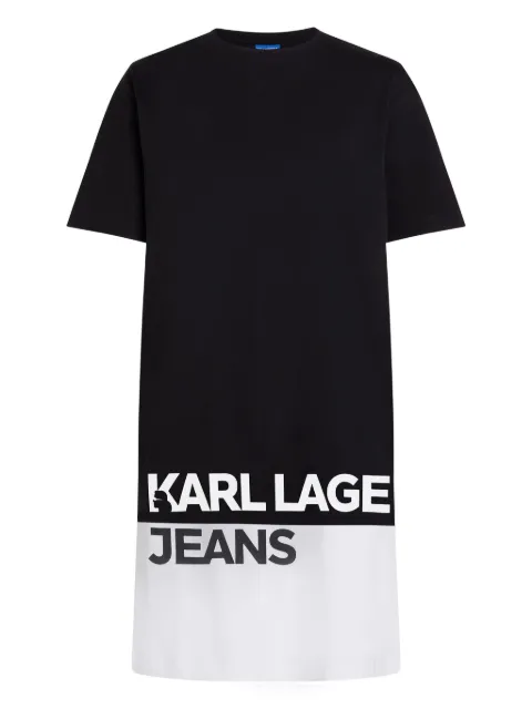 Karl Lagerfeld Jeans two-tone mini dress