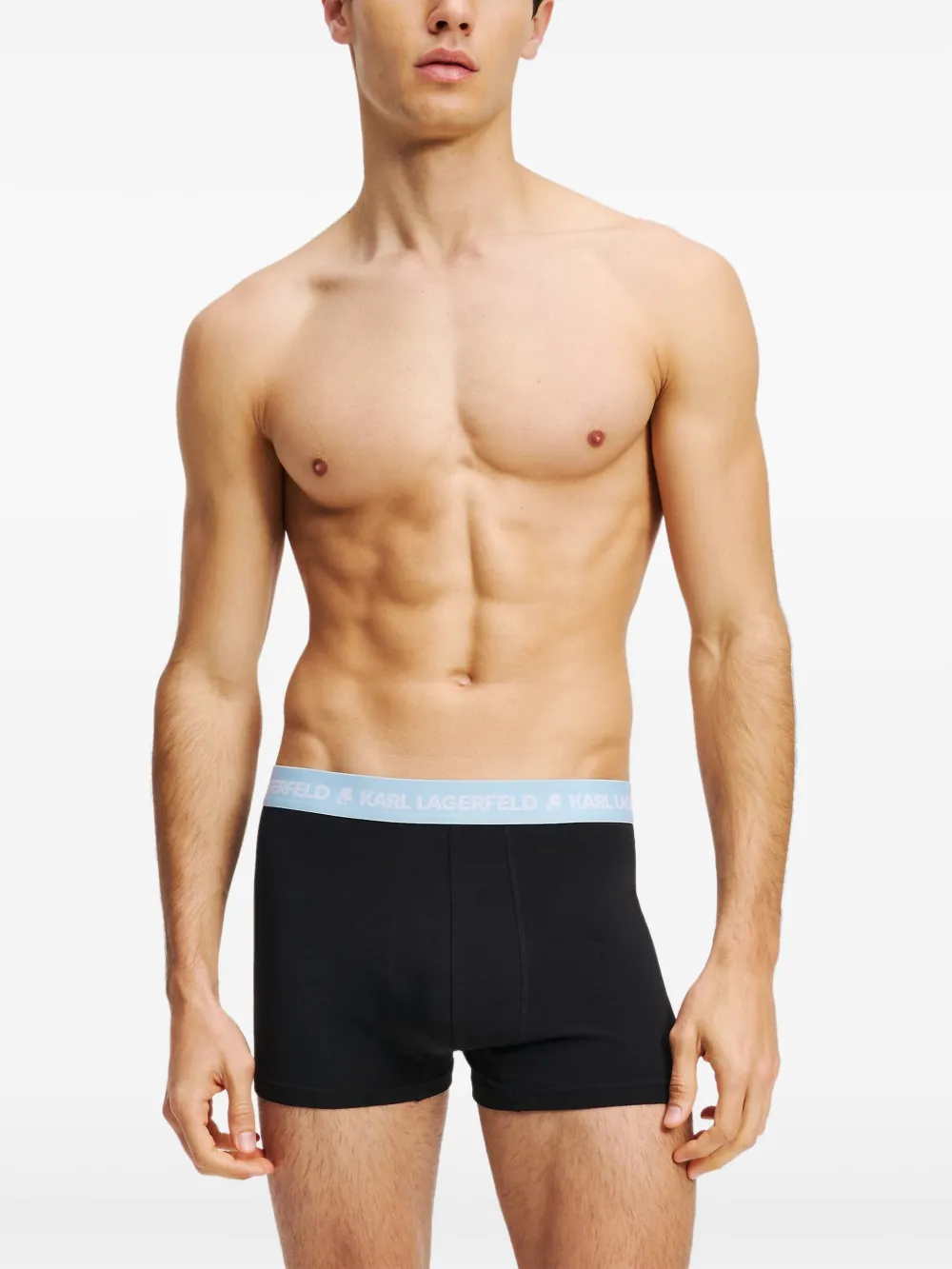 Karl Lagerfeld Boxershorts met logoband Zwart
