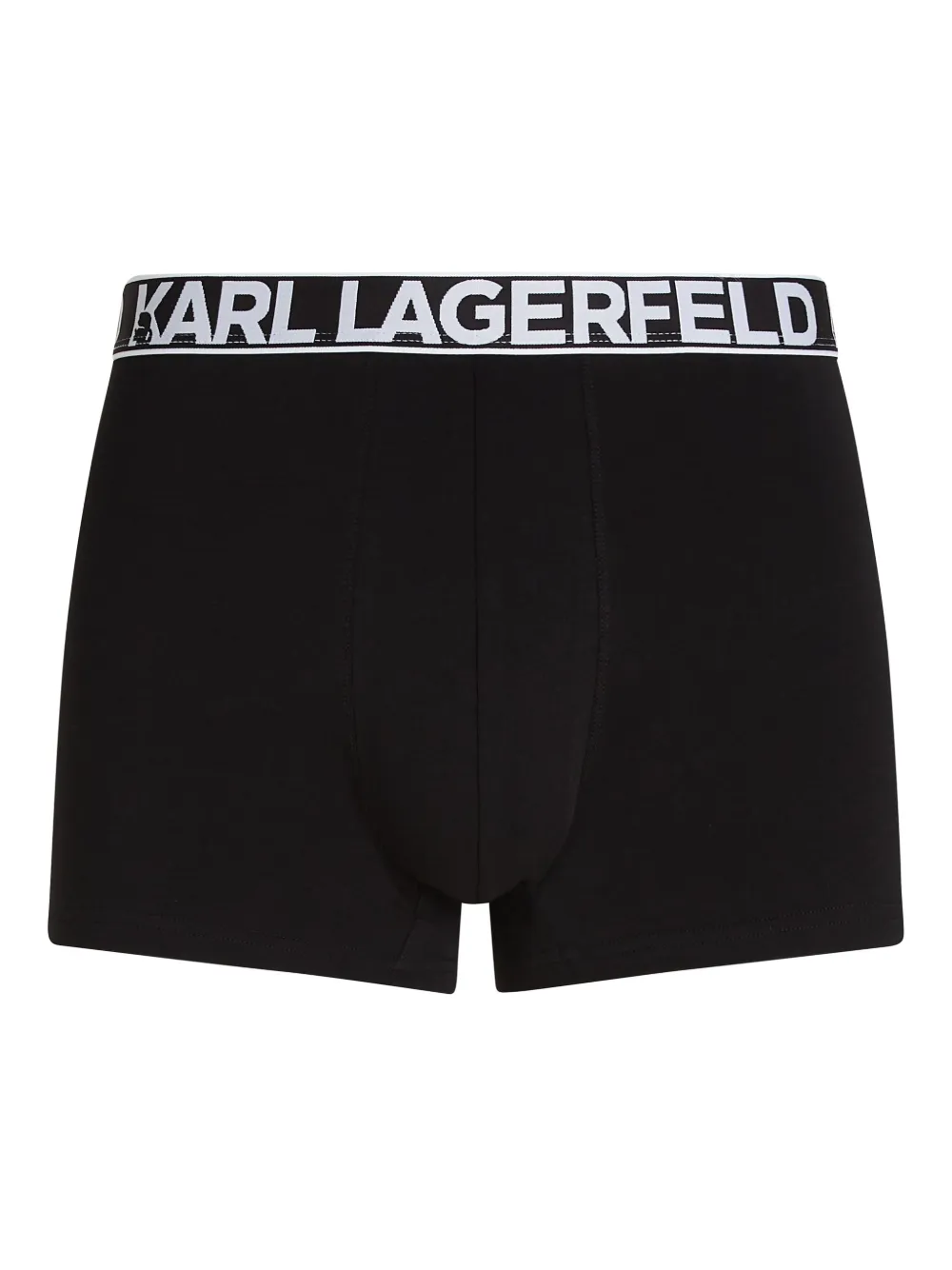 Karl Lagerfeld Drie boxershorts met logoband Zwart