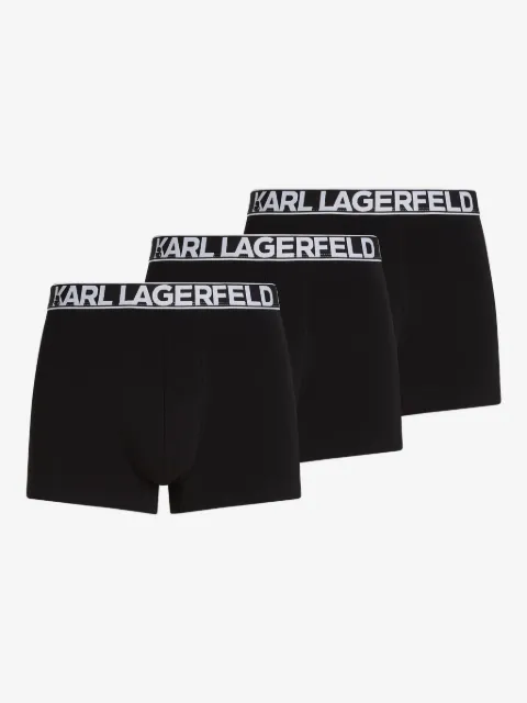 Karl Lagerfeld logo-waistband boxer (pack of three)