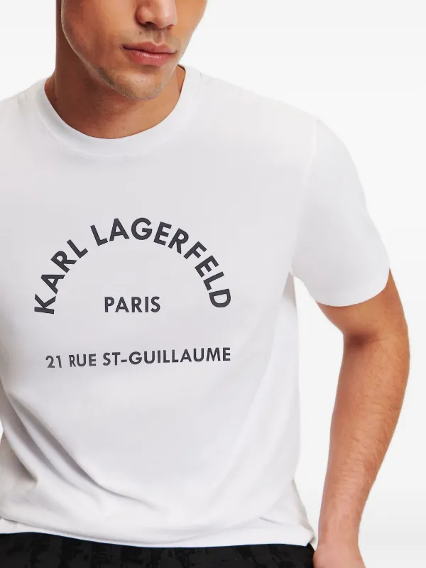 Karl Lagerfeld T-shirt Rue St-Guillaume Bianco FARFETCH IT
