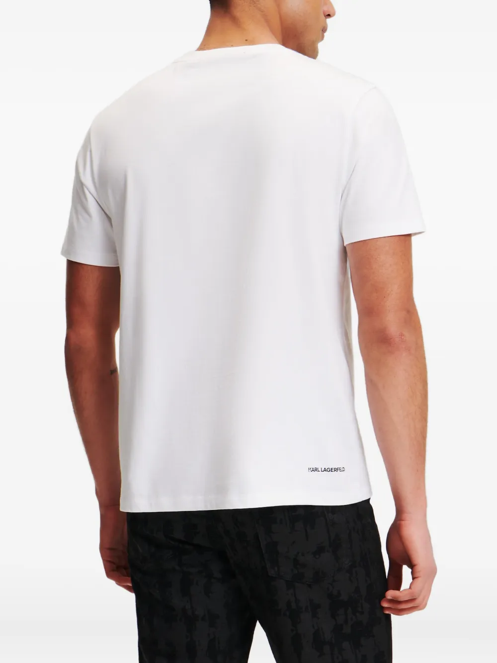 Karl Lagerfeld Rue St-Guillaume T-shirt Wit