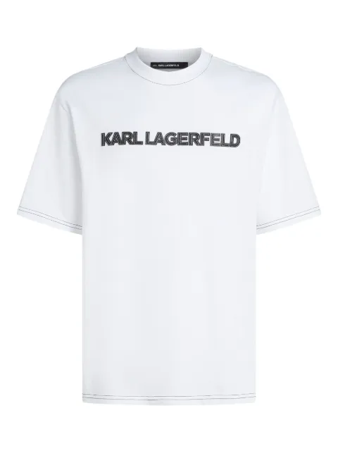 Karl Lagerfeld playera con costuras en contraste