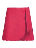 Karl Lagerfeld ribbed pareo - Pink