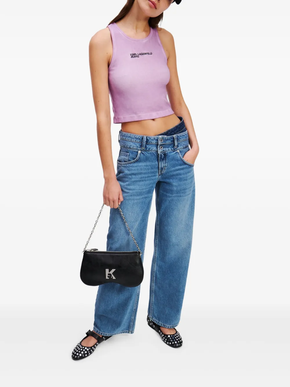 Karl Lagerfeld Jeans Ruimvallende jeans - Blauw