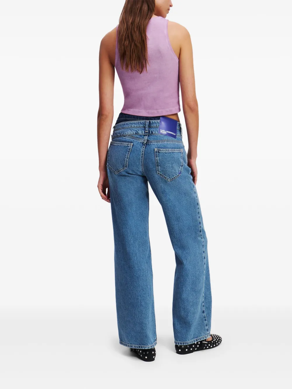 Karl Lagerfeld Jeans Ruimvallende jeans Blauw