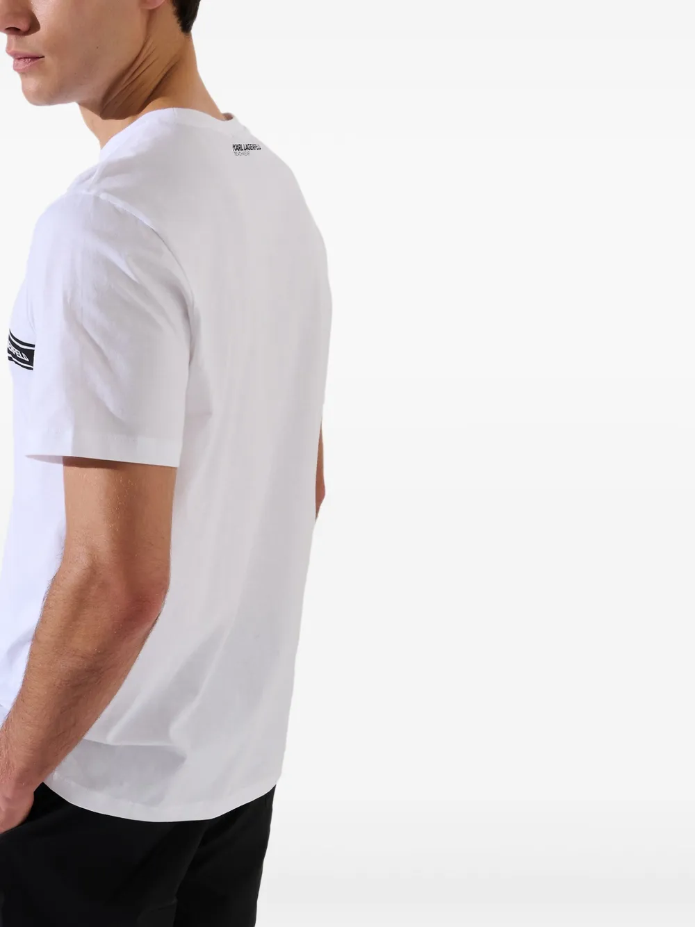 Karl Lagerfeld T-shirt met logo Wit
