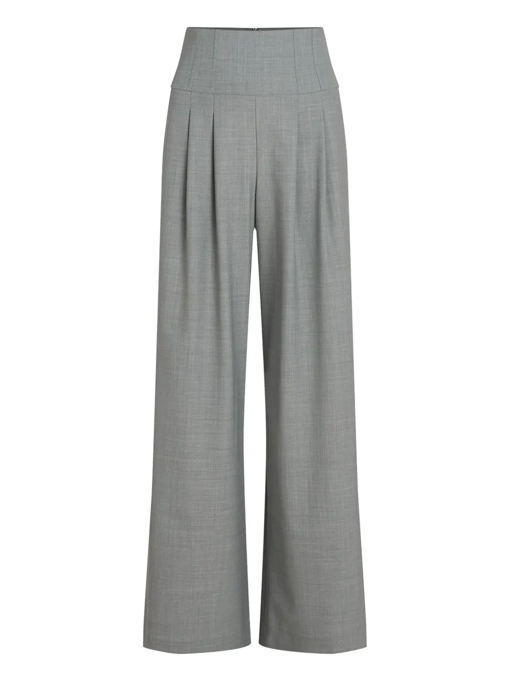 Karl Lagerfeld Pantalon met wijde pijpen Grijs