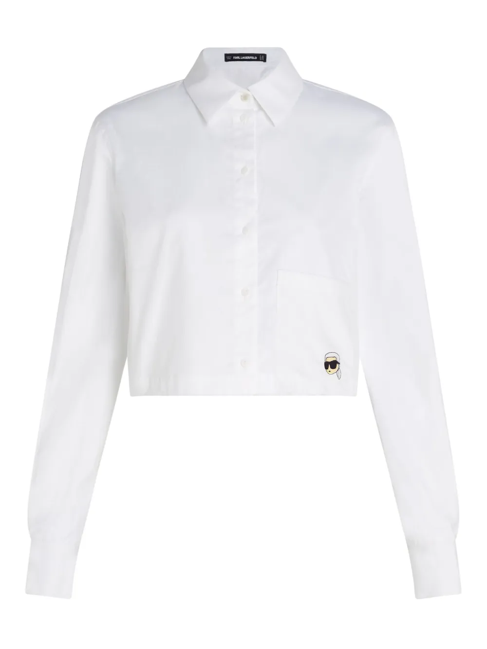 Karl Lagerfeld Ikon Oxford blouse Wit