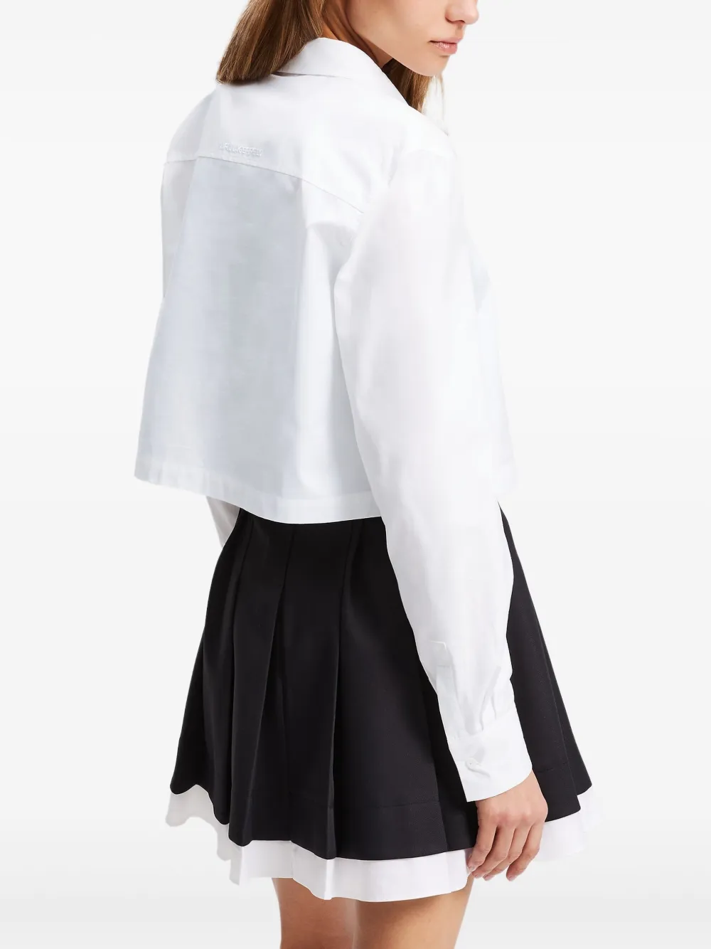 Karl Lagerfeld Ikon Oxford blouse Wit