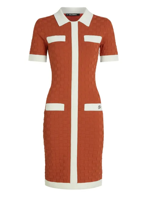 Karl Lagerfeld two-tone mini dress