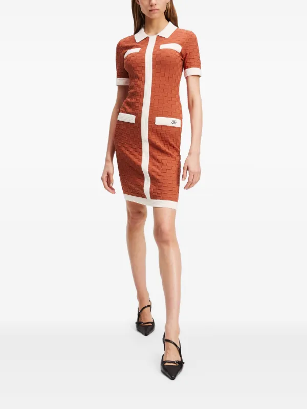 karl lagerfeld orange dress Karl Lagerfeld Paris Womens Tiered Long Maxi Dress Orange XS, Ginger at Amazon Women's Clothing store