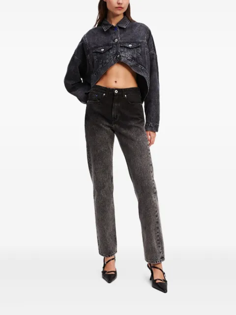 Karl Lagerfeld Jeans high-rise ombre straight jeans