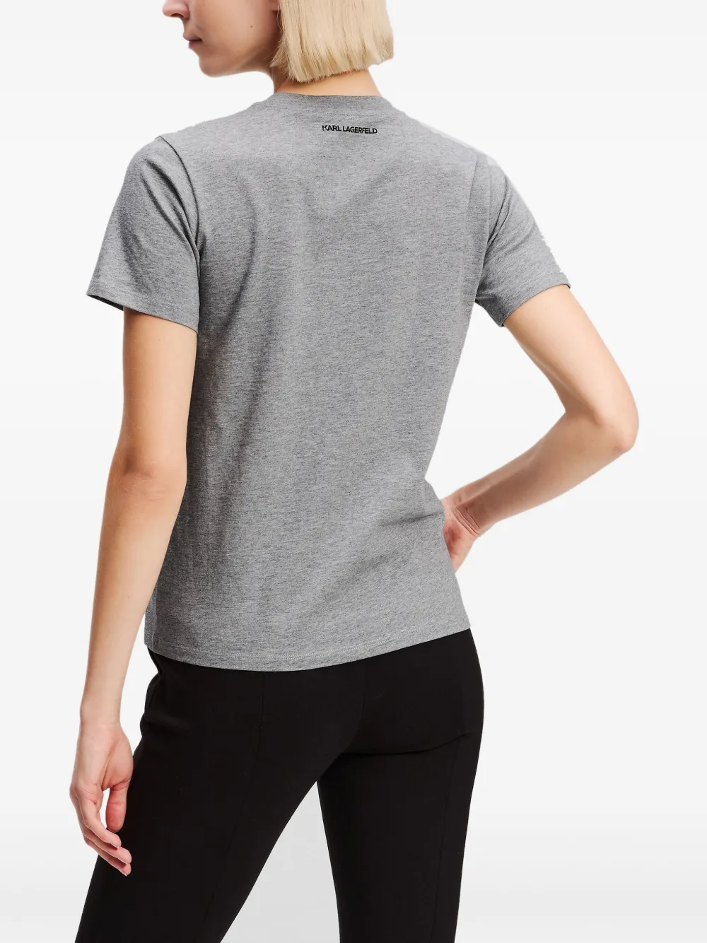 Karl Lagerfeld Rue St-Guillaume T-shirt Grijs