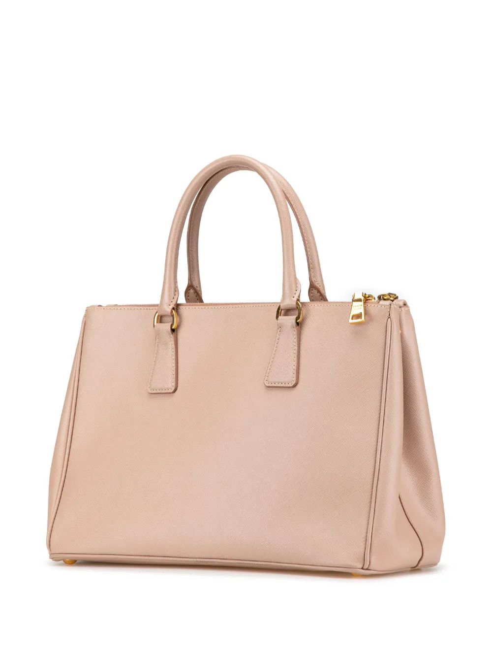 Prada Pre-Owned 2010-2024 medium Saffiano Lux Galleria boekentas met dubbele rits - Roze