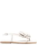 Vic Matie leather flats - Neutrals