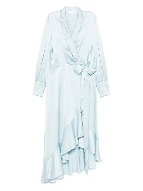 【ZIMMERMANN】シルクドレス ZIMMERMANN ZIMMERMANN シルクドレス | ブルー | FARFETCH JP