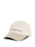 Tommy Hilfiger Junior logo-embroidered baseball cap - White