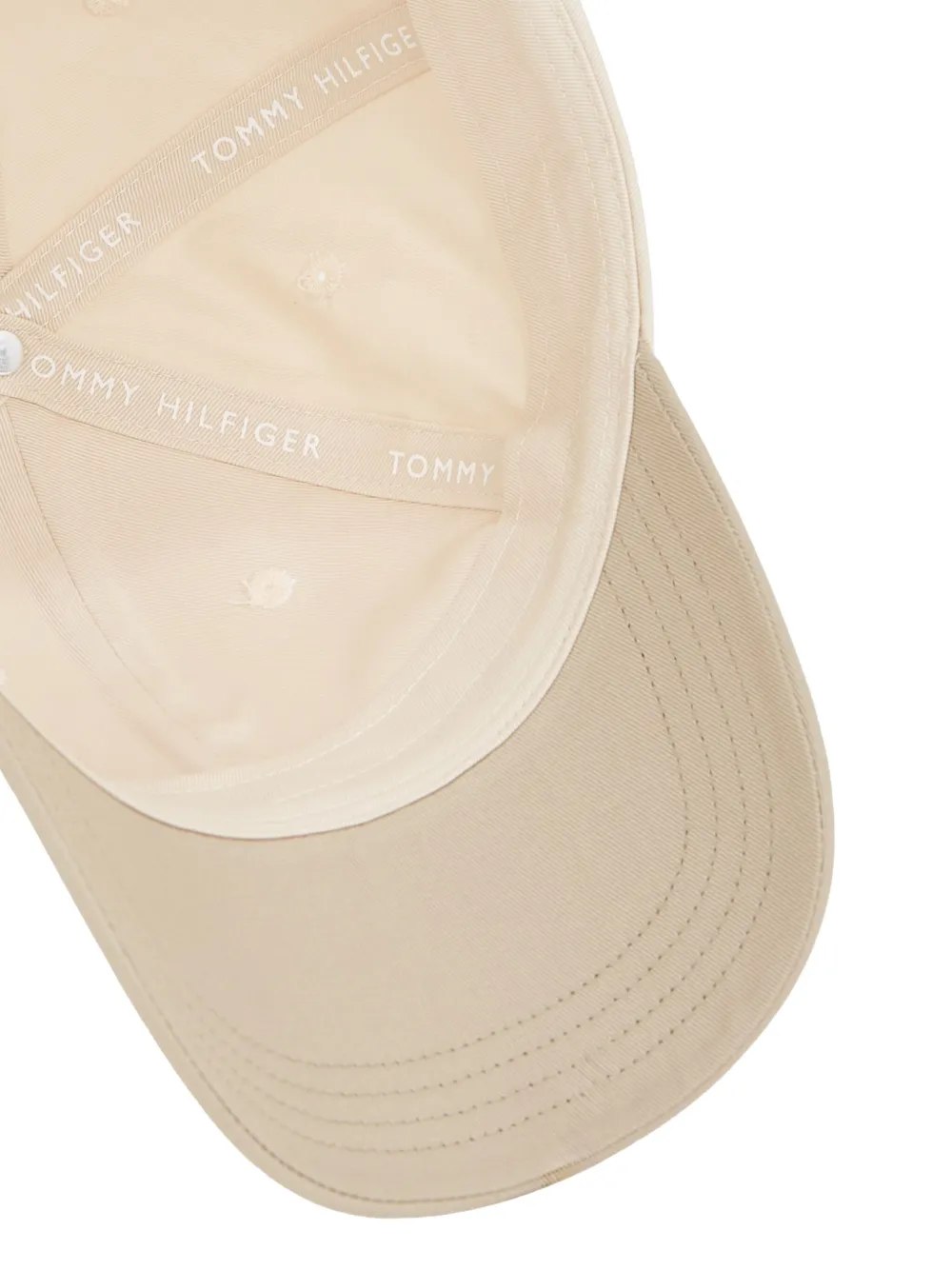 Tommy Hilfiger Junior Honkbalpet met geborduurd logo Wit