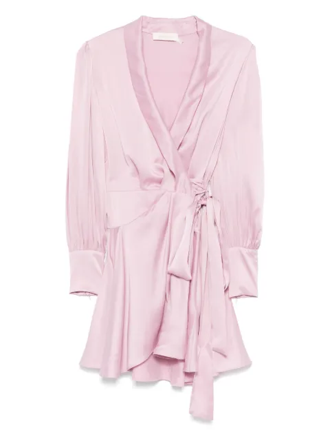 ZIMMERMANN vestido corto de seda