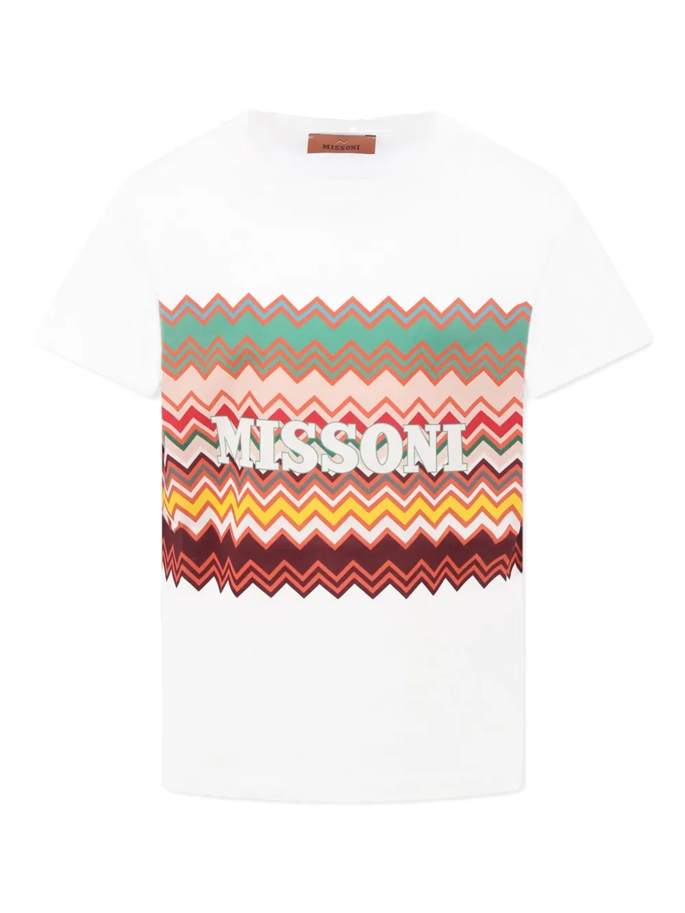 Missoni Zigzag-print T-shirt In White