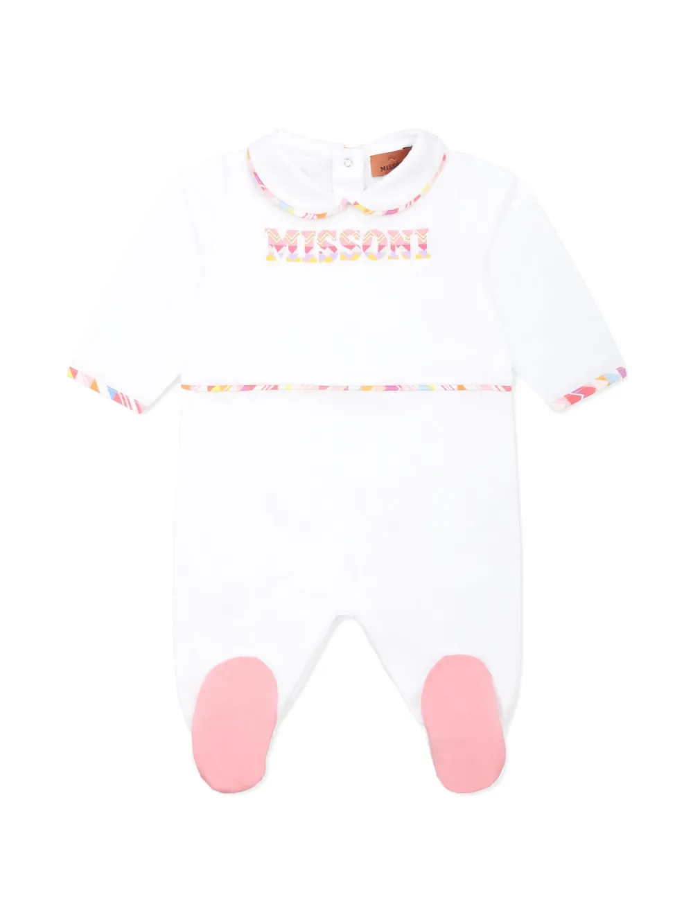 Missoni Kids logo-print pajamas - Wit